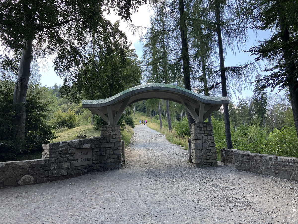 il sentiero verso il belvedere