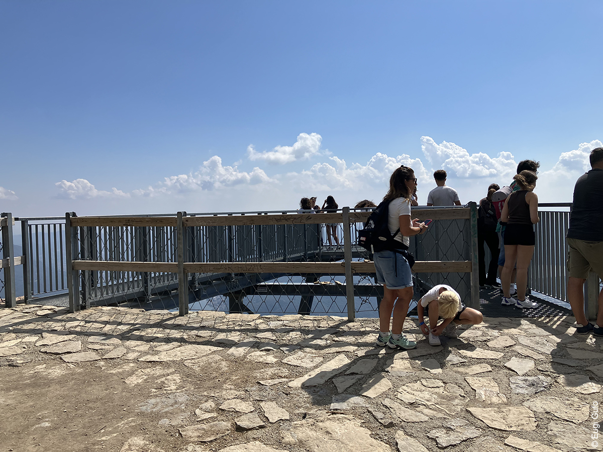 il belvedere vicino al monte Coltignone